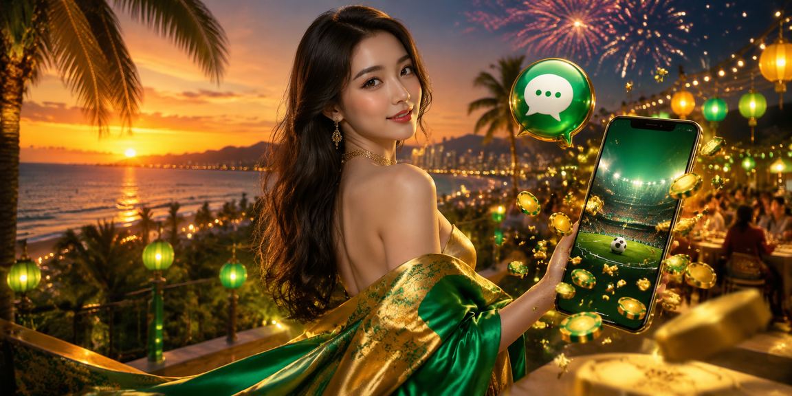 Người chơi sử dụng điện thoại để lấy voucher tại Đà Nẵng